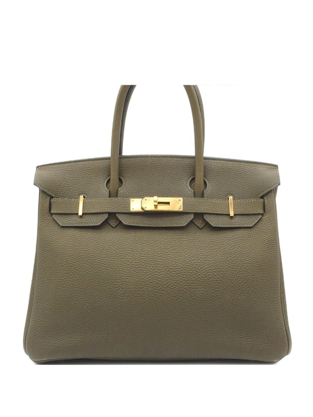 Hermes Birkin 30 Vert Veronese Togo Handbag